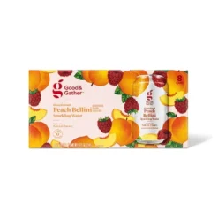 Peach Bellini Unsweetened Sparkling Water - 8pk/12 Fl Oz Cans - Good & Gather™ 9 Peach Bellini Unsweetened Sparkling Water - 8pk/12 Fl Oz Cans - Good & Gather™ -Good And Gather Store GUEST 00b48423 85ff 451f ace9 c777160bcc2d