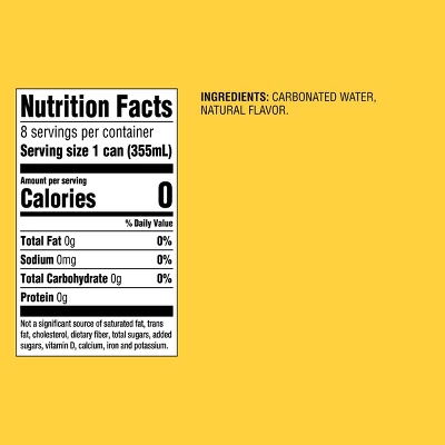 Yuzu Mandarin Sparkling Water - 8pk/12 Fl Oz Cans - Good & Gather™ 4 Yuzu Mandarin Sparkling Water - 8pk/12 Fl Oz Cans - Good & Gather™ - Image 4