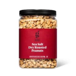 Sea Salt Dry Roasted Peanuts - 34.5oz - Good & Gather™ -Good And Gather Store GUEST 0960c1a4 cf94 48e6 a83e 75330475a169