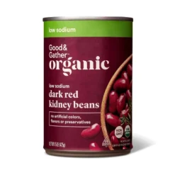 Organic Low Sodium Kidney Beans - 15oz - Good & Gather™ 5 Organic Low Sodium Kidney Beans - 15oz - Good & Gather™ -Good And Gather Store GUEST 0a75e2cd 71f0 4d6d 94f2 cc751e98d838