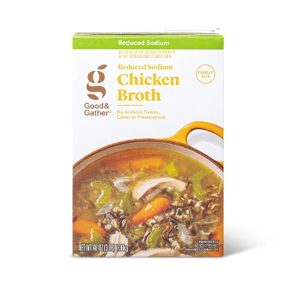 Reduced Sodium Chicken Broth - 48oz - Good & Gather™ 3 Reduced Sodium Chicken Broth - 48oz - Good & Gather™ - Image 3