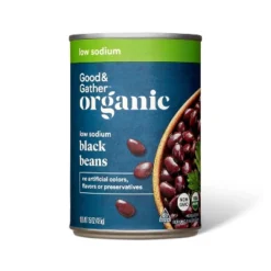 Organic Low Sodium Black Beans - 15oz - Good & Gather™ -Good And Gather Store GUEST 0d80e657 0a0b 4e6b a973 af6c21a83cef