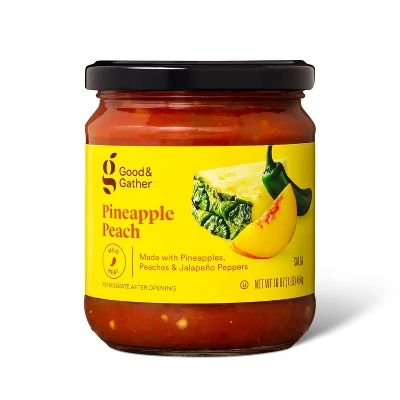 Mild Pineapple Peach Salsa 16oz - Good & Gather™ 2 Mild Pineapple Peach Salsa 16oz - Good & Gather™ - Image 2