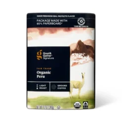 Signature Organic Peruvian Light Roast Ground Coffee - 12oz - Good & Gather™ -Good And Gather Store GUEST 15f0c06f ea0a 4336 8df7 d2d76687edf9