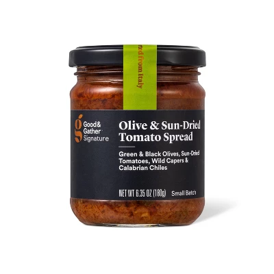 Signature Olive & Sundried Tomato Spread With Wild Capers - 6.35oz - Good & Gather™ 4 Signature Olive & Sundried Tomato Spread With Wild Capers - 6.35oz - Good & Gather™ - Image 4