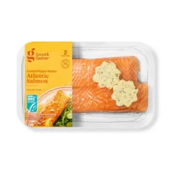 Skin-On Atlantic Salmon With Lemon Pepper Butter - 10.7oz/2pk - Good & Gather™ 5 Skin-On Atlantic Salmon With Lemon Pepper Butter - 10.7oz/2pk - Good & Gather™ -Good And Gather Store GUEST 194eaf4e adca 4e63 b3e2 6849272fb1e6