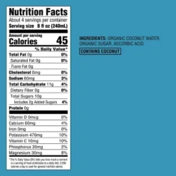 Organic Original Coconut Water - 1L Carton - Good & Gather™ -Good And Gather Store GUEST 21d484eb 5c3d 48a7 9256 a2112c41c1d5