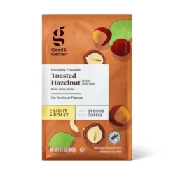 Naturally Flavored Toasted Hazelnut Light Roast Ground Coffee - 12oz - Good & Gather™ 7 Naturally Flavored Toasted Hazelnut Light Roast Ground Coffee - 12oz - Good & Gather™ -Good And Gather Store GUEST 29c005b9 6976 40ee 94ff 9cf63b1705dc