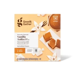 Naturally Flavored Vanilla Toffee With Other Natural Flavors Light Roast Arabica Coffee - 16ct - Good & Gather™ -Good And Gather Store GUEST 31ecb02a e3dc 4bbe b0e7 665ccc856b7b