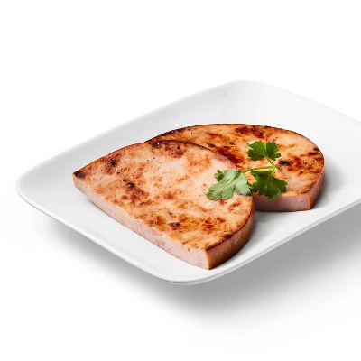 Hickory Smoked Uncured Ham Steak - 8oz - Good & Gather™ 2 Hickory Smoked Uncured Ham Steak - 8oz - Good & Gather™ - Image 2
