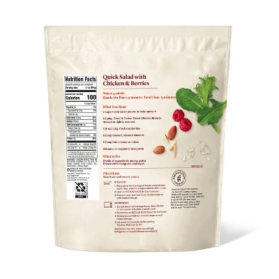 No Antibiotics Ever Diced & Grilled Chicken Breast - Frozen - 20oz - Good & Gather™ 1 No Antibiotics Ever Diced & Grilled Chicken Breast - Frozen - 20oz - Good & Gather™