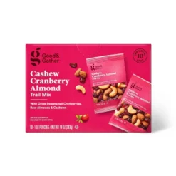 Cashew Cranberry Almond Trail Mix - 10oz/10ct - Good & Gather™ 5 Cashew Cranberry Almond Trail Mix - 10oz/10ct - Good & Gather™ -Good And Gather Store GUEST 4121c479 4772 4bae a162 b32ef9f07810