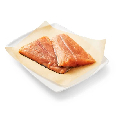 Alaska Keta Salmon Skin On Fillets - Frozen - 24oz - Good & Gather™ 2 Alaska Keta Salmon Skin On Fillets - Frozen - 24oz - Good & Gather™ - Image 2