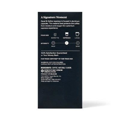 Naturally Flavored Sweet Creme Espresso Capsule - 1.83oz - Good & Gather™ 2 Naturally Flavored Sweet Creme Espresso Capsule - 1.83oz - Good & Gather™ - Image 2