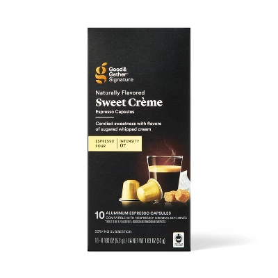 Naturally Flavored Sweet Creme Espresso Capsule - 1.83oz - Good & Gather™ 4 Naturally Flavored Sweet Creme Espresso Capsule - 1.83oz - Good & Gather™ - Image 4