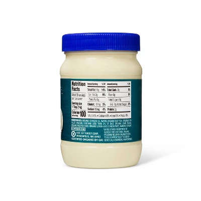 Organic Mayo - 15 Fl Oz - Good & Gather™ 1 Organic Mayo - 15 Fl Oz - Good & Gather™