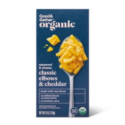 Organic Elbow & Cheddar Macaroni Cheese - 6oz - Good & Gather™ 5 Organic Elbow & Cheddar Macaroni Cheese - 6oz - Good & Gather™ -Good And Gather Store GUEST 4b065fe3 a725 4965 9bc9 f44ebe6afe54