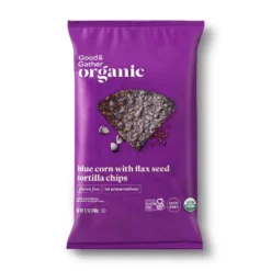 Organic Blue Corn Tortilla Chips With Flax Seeds - 12oz - Good & Gather™ -Good And Gather Store GUEST 51c3f91f eda0 4858 afb4 76a69d1e946c