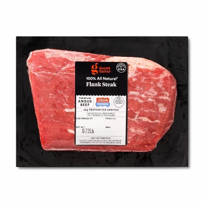 USDA Choice Angus Beef Flank Steak - 0.68-1.25 Lbs - Price Per Lb - Good & Gather™ 4 USDA Choice Angus Beef Flank Steak - 0.68-1.25 Lbs - Price Per Lb - Good & Gather™ - Image 4