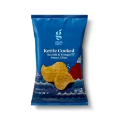 Sea Salt And Vinegar Kettle Cooked Potato Chips - 8oz - Good & Gather™ -Good And Gather Store GUEST 53a825d1 b80d 4f53 b39f 39e2b23888ba