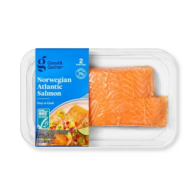Skin-On Atlantic Salmon - 10oz/2pk - Good & Gather™ 3 Skin-On Atlantic Salmon - 10oz/2pk - Good & Gather™ - Image 3