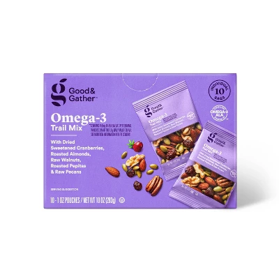 Omega-3 Trail Mix - 10oz/10ct - Good & Gather™ 3 Omega-3 Trail Mix - 10oz/10ct - Good & Gather™ - Image 3