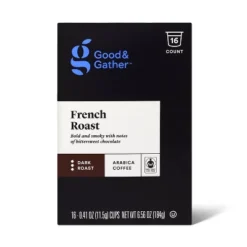 French Roast Dark Roast Coffee - 16ct Single Serve Pods - Good & Gather™ -Good And Gather Store GUEST 5c988ebc 777b 4801 8ccb d0334b07e78e