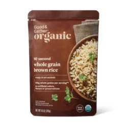 90 Second Organic Whole Grain Brown Rice Microwavable Pouch - 8.8oz - Good & Gather™ -Good And Gather Store GUEST 6260f54c f6ff 4fe3 91b2 1944a925e1e8