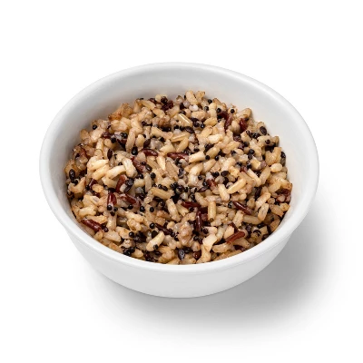 90 Second Brown Rice, Quinoa & Red Rice With Flaxseeds Microwavable Pouch - 8.5oz - Good & Gather™ 1 90 Second Brown Rice, Quinoa & Red Rice With Flaxseeds Microwavable Pouch - 8.5oz - Good & Gather™
