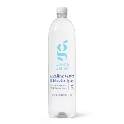 Alkaline Water - 33.8 Fl Oz (1L) Bottle - Good & Gather™ 3 Alkaline Water - 33.8 Fl Oz (1L) Bottle - Good & Gather™ - Image 3