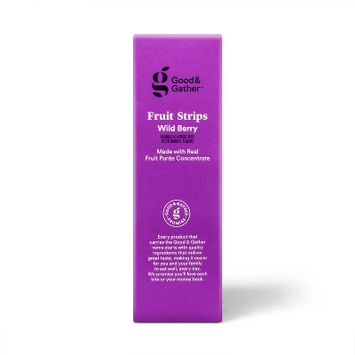 Wild Berry Fruit Strips - 12.5oz/25ct - Good & Gather™ 1 Wild Berry Fruit Strips - 12.5oz/25ct - Good & Gather™