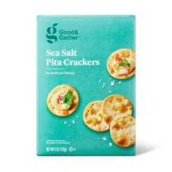 Sea Salt Pita Crackers - 5oz - Good & Gather™ 9 Sea Salt Pita Crackers - 5oz - Good & Gather™ -Good And Gather Store GUEST 739543bd b239 4c9d b6ca f587930edfd5