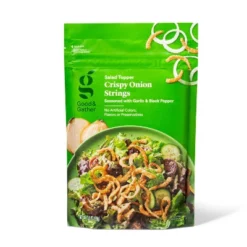 Garlic Pepper Crispy Onion Strings Salad Topper - 3.5oz - Good & Gather™ -Good And Gather Store GUEST 7512466b 450f 4086 9f6d dd10c1b6cd68