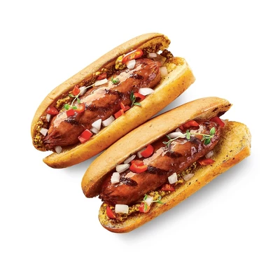 Plant Based Bratwurst Style Sausages - 15oz - Good & Gather™ 3 Plant Based Bratwurst Style Sausages - 15oz - Good & Gather™ - Image 3