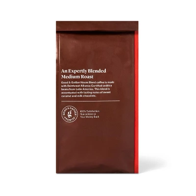 House Blend Medium Roast Ground Coffee - 12oz - Good & Gather™ 1 House Blend Medium Roast Ground Coffee - 12oz - Good & Gather™