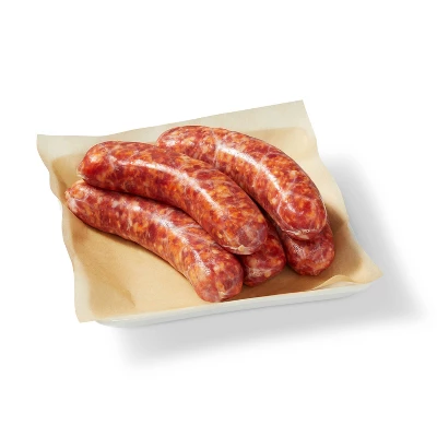 Hot Italian Sausage Links - 16oz/5ct - Good & Gather™ 1 Hot Italian Sausage Links - 16oz/5ct - Good & Gather™