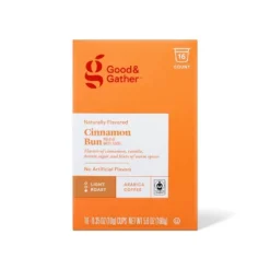 Naturally Flavored Cinnamon Bun With Other Natural Flavors Single Serve Light Roast Coffee - 16ct - Good & Gather™ -Good And Gather Store GUEST 90ee7e98 b885 4024 ab9e 30f27b40fa4c