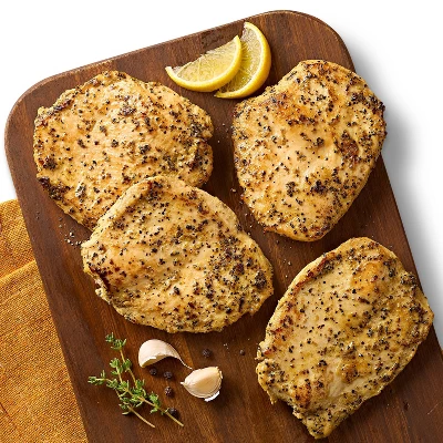 Lemon Garlic Pepper Chicken Breast Cutlet - 16oz/4ct - Good & Gather™ 2 Lemon Garlic Pepper Chicken Breast Cutlet - 16oz/4ct - Good & Gather™ - Image 2