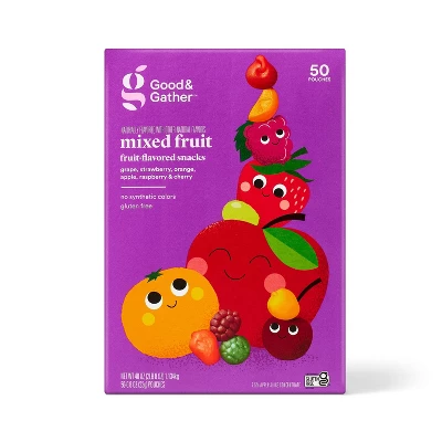 Mixed Fruit Flavored Snacks 40oz/50ct - Good & Gather™ 5 Mixed Fruit Flavored Snacks 40oz/50ct - Good & Gather™ - Image 5