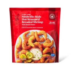 Nashville Hot Seasoned Breaded Shrimp - Frozen - 22oz - Good & Gather™ -Good And Gather Store GUEST 9e7adcee 6973 48f0 80d5 991fa8c45aca
