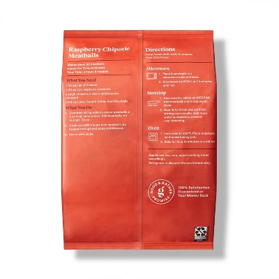 Beef Meatballs - Frozen - 26oz - Good & Gather™ 2 Beef Meatballs - Frozen - 26oz - Good & Gather™ - Image 2