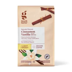 Naturally Flavored Cinnamon Vanilla Light Roast Ground Coffee - 12oz - Good & Gather™ -Good And Gather Store GUEST ab154b04 bdf6 415b 9f47 4c179f382eb5