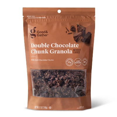 Double Chocolate Chunk Granola - 12oz - Good & Gather™ 4 Double Chocolate Chunk Granola - 12oz - Good & Gather™ - Image 4