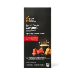 Naturally Flavored Caramel Espresso Capsules - 1.83oz - Good & Gather™ 7 Naturally Flavored Caramel Espresso Capsules - 1.83oz - Good & Gather™ -Good And Gather Store GUEST b7ed2996 9325 491a a13b 69ea5e9d0527