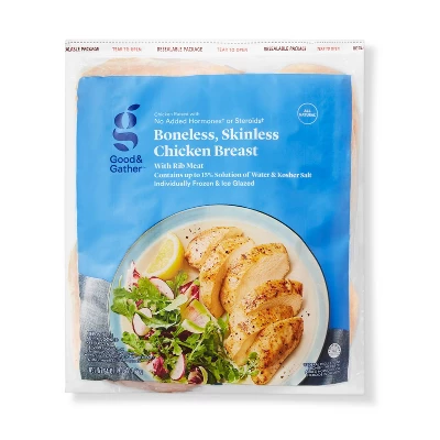 All Natural Boneless & Skinless Chicken Breast - Frozen - 64oz - Good & Gather™ 3 All Natural Boneless & Skinless Chicken Breast - Frozen - 64oz - Good & Gather™ - Image 3