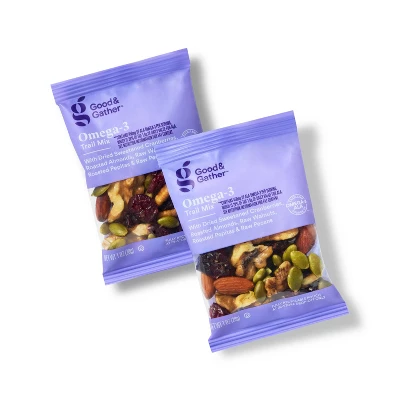 Omega-3 Trail Mix - 10oz/10ct - Good & Gather™ 2 Omega-3 Trail Mix - 10oz/10ct - Good & Gather™ - Image 2