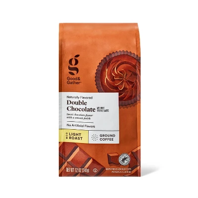 Naturally Flavored Double Chocolate Light Roast Ground Coffee 12oz - Good & Gather™ 4 Naturally Flavored Double Chocolate Light Roast Ground Coffee 12oz - Good & Gather™ - Image 4