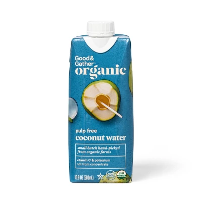Organic Original Coconut Water - 500ml Carton - Good & Gather™ 4 Organic Original Coconut Water - 500ml Carton - Good & Gather™ - Image 4