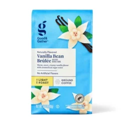 Naturally Flavored Vanilla Bean Brulee Light Roast Ground Coffee - 12oz - Good & Gather™ -Good And Gather Store GUEST c9747e7e b313 49c8 bb62 10889ba0ff88