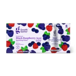 Black Raspberry Acai Sparkling Water - 8pk/12 Fl Oz Cans - Good & Gather™ -Good And Gather Store GUEST ca94b8f2 2f84 4bda 9752 e5a5b01c0215